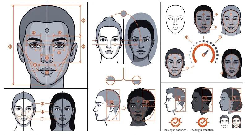 The Golden Ratio Face & Phi 1.618 Proportions
